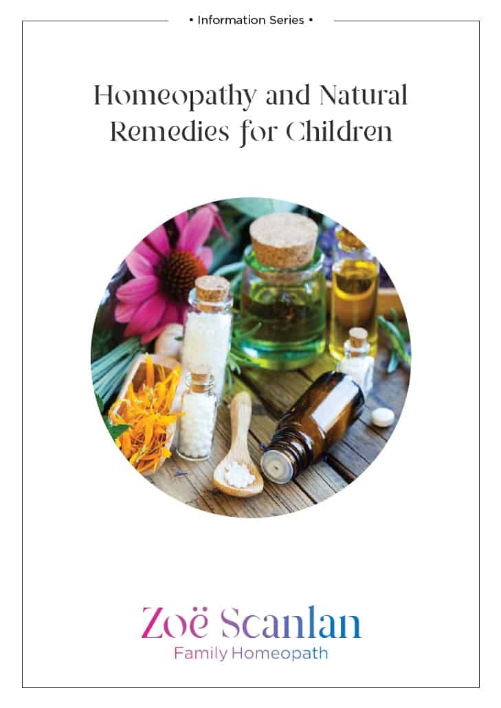 Zoe Scanlan Homeopathy for Children Booklet